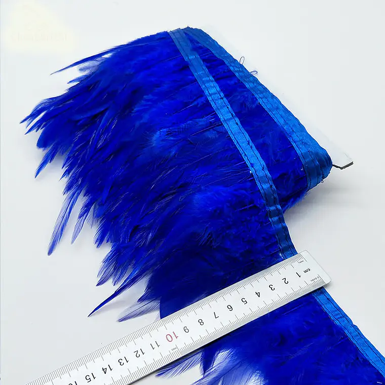 1 metro Boa Plumas azul Largo 10 A 12cm pluma en punta 1