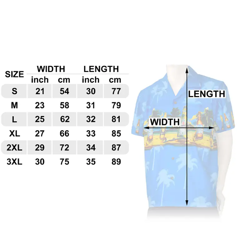 Camisa Polinesica Napohe Rojo Con franja Moai 3