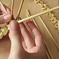 1 rollo 5 yardas o 4,5mts de Fibra de trigo Trenzado niho niho Ideal Artesanías y trajes - Miniatura 3