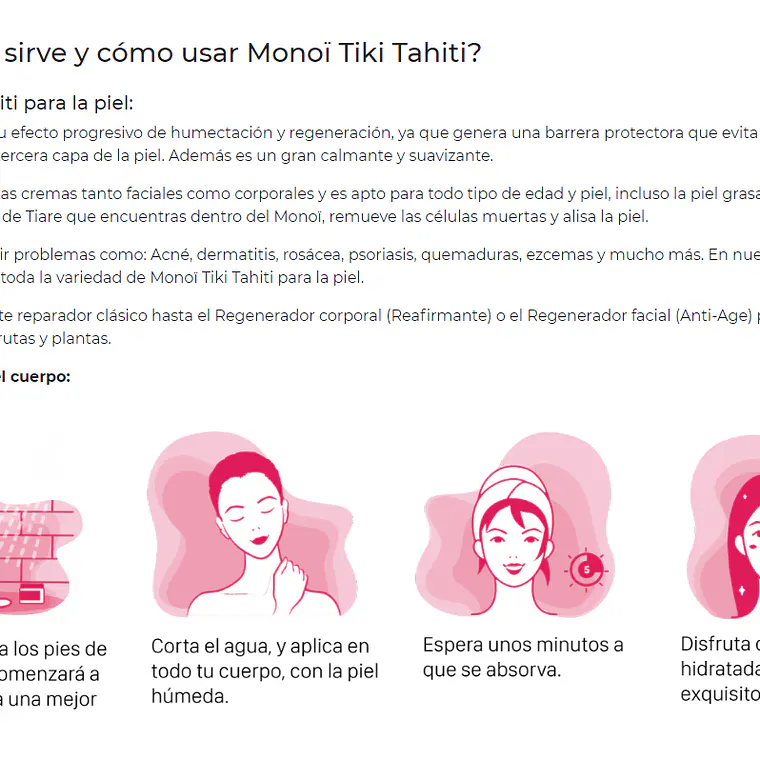 Monoi Tiki Tahiti Vainilla Blanco 120ml  8