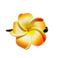 Flores Tipanie naranja con blanco con pinza - thumbnail 1