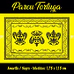 Pareo Napohe Grande Tortuga Amarillo / Negro 1,75X1,15MTS - Miniatura 2