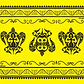 Pareo Napohe Grande Tortuga Amarillo / Negro 1,75X1,15MTS - Miniatura 1