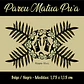 Pareo Matua Pu´a Beige / Negro 1,75x1,15mts - Miniatura 2