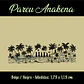 Pareo Anakena Beige / Negro 1,75x1,15mts - Miniatura 2