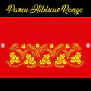 Pareo Hibisco Y Rongo Rongo rojo / naranjo 1,75X1,15MTS - thumbnail 2