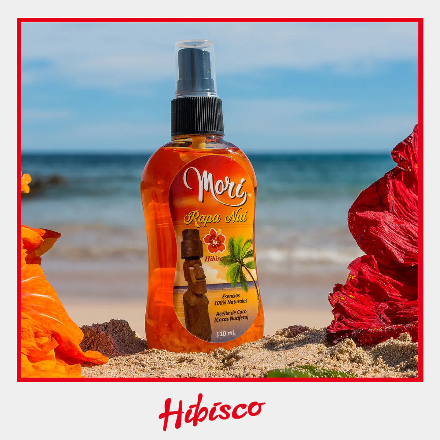 Aceite De Coco con Hibisco Mori Rapa Nui 110 ml 1