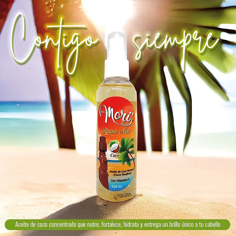 Aceite De Coco Capilar Mori Rapa Nui 110ml 5