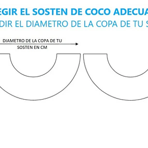 Sosten De Coco con conchitas Ideal Danza Polinesica