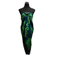 Pareo 2da seleccion verde oscuro Hibisco verde 1,10x150mts - Miniatura 1