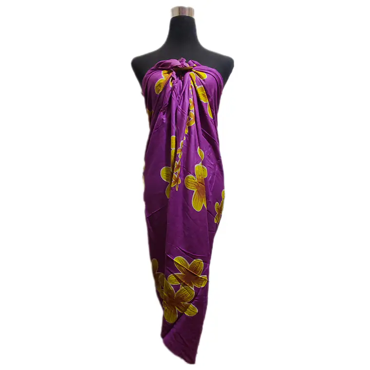 Pareo 2da seleccion Morado Tipanie amarilla 1,10x150mts 1