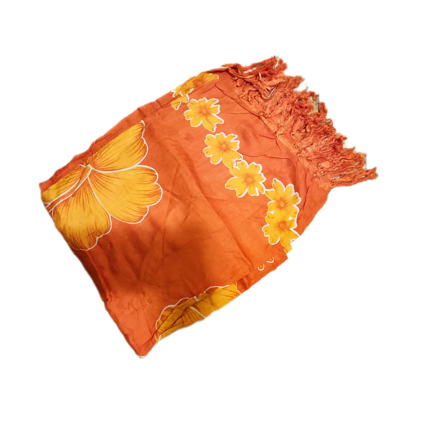 Pareo 2da seleccion Naranjo Hibisco naranjo 1,10x150mts 2