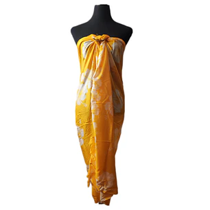 Pareo 2da seleccion amarillo 3 Hibisco blanco 