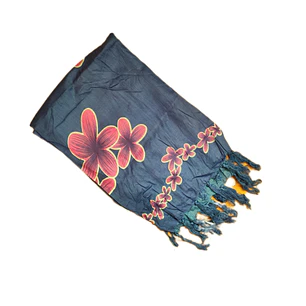 Pareo 2da seleccion Azul tipanie fucsia 1,10x150mts