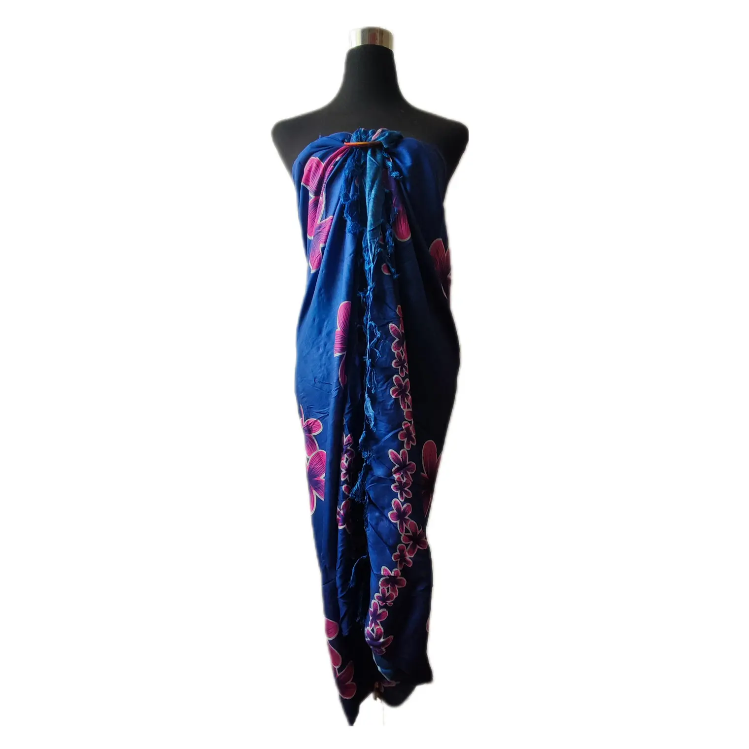Pareo 2da seleccion Azul tipanie fucsia 1,10x150mts 4