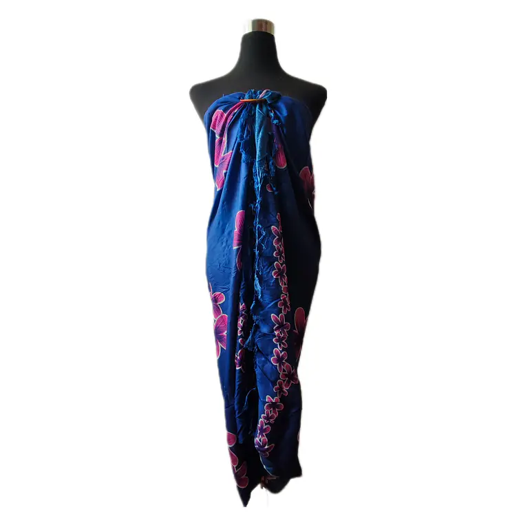 Pareo 2da seleccion Azul tipanie fucsia 1,10x150mts 4