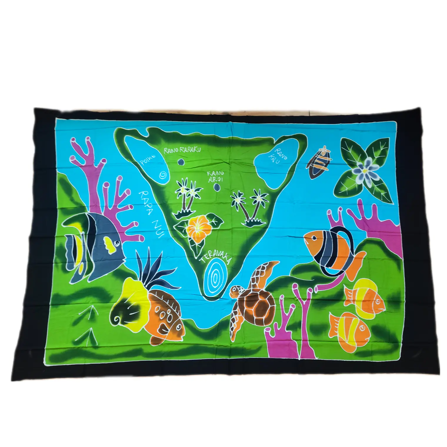 Pareo Mapa Isla marca Napohe 1,75x1,15mts 2