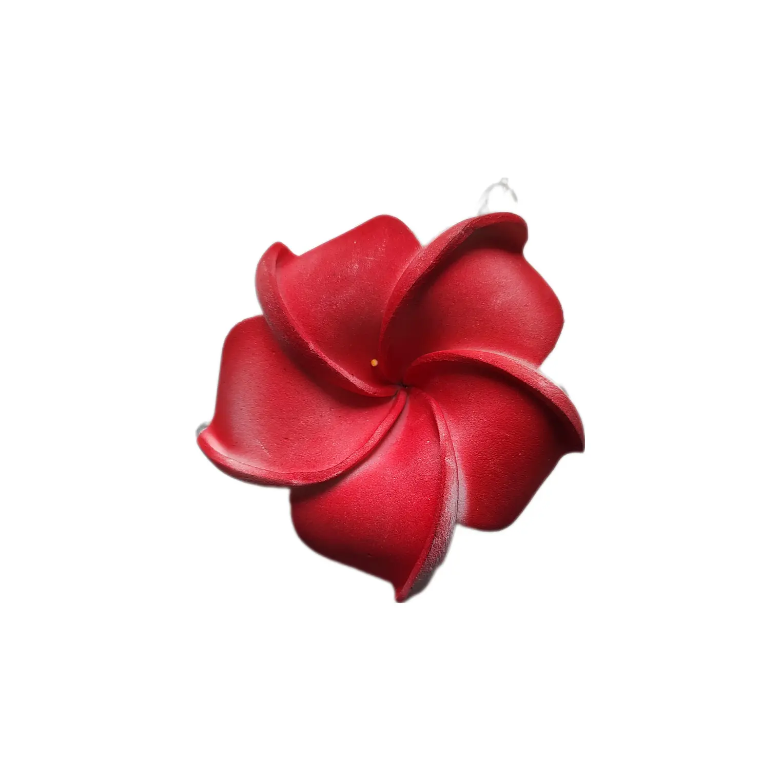 Tipanie 8,5cm Roja de goma Eva con Tiburon para cabello 2