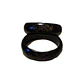 Pulsera de madera color negro con flores - thumbnail 2