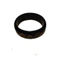 Pulsera de madera color negro con pétalos - Miniatura 3