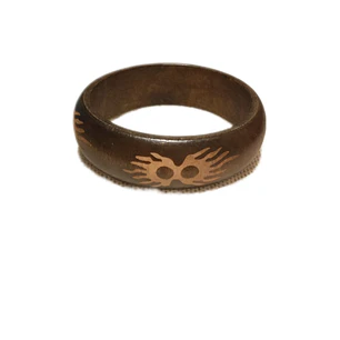 Pulsera de madera color café