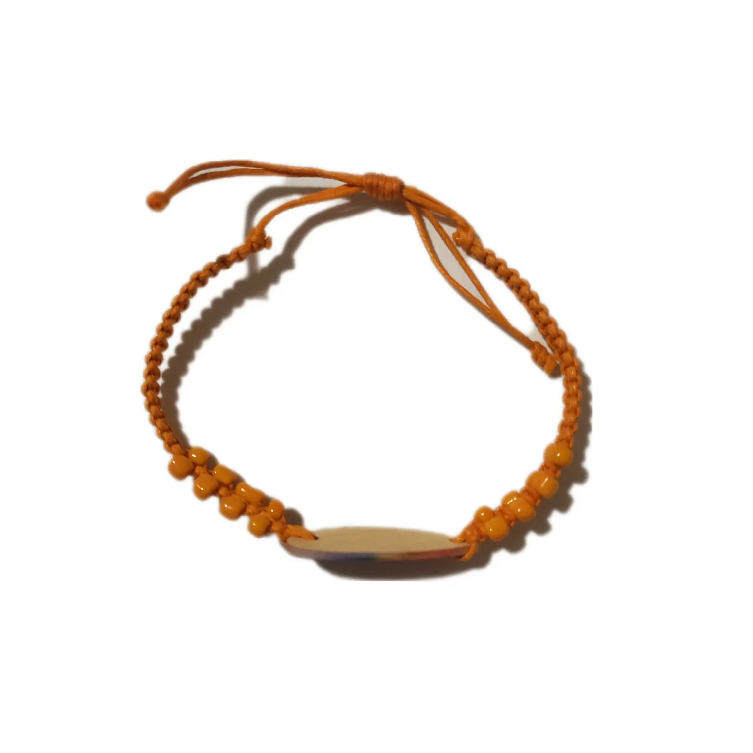 Pulsera hilo ajustable con mostacilla y tabla de surf 2
