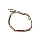Pulsera hilo beige ajustable mostacilla y tabla de surf - thumbnail 2