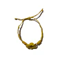 Pulsera de hilo ajustable con flor tipanie amarilla - thumbnail 3