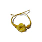 Pulsera de hilo ajustable con flor tipanie amarilla - thumbnail 2