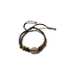 Pulsera de hilo ajustable con mostacilla y pure blanco - thumbnail 3