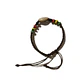 Pulsera de hilo ajustable con mostacilla y pure blanco - thumbnail 2