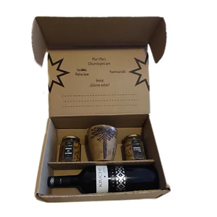 Box Pewen y Vino Carmenere reserva 2021