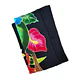 Pareo Corto negro/ Cala fucsia Napo 1,75X0,6MTS - Miniatura 3
