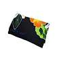 Pareo Corto negro/ hibisco naranjo 1,75X0,6MT - Miniatura 3
