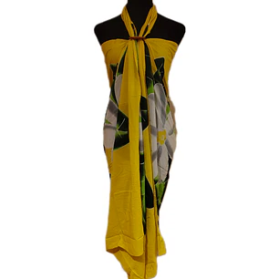 Pareo amarillo 3 tipanie Napohe 1,75x1,15mts