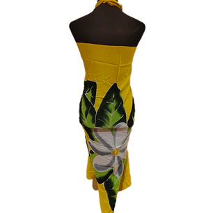 Pareo amarillo 3 tipanie Napohe 1,75x1,15mts