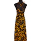 Vestido Marama azul con Hibisco amarillo napohe - Miniatura 9