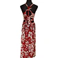 Vestido Marama rojo con Hibisco blanco napohe - Miniatura 8
