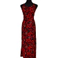 Vestido Marama Negro con Hibisco Rojo y Fucsia marca napohe - thumbnail 5