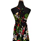 Vestido Marama Negro con Hibisco Rojo y Blanco napohe - thumbnail 5