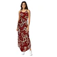 Vestido Marama rojo con Hibisco blanco napohe - Miniatura 2