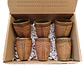 Box Regalo 6 Vasos Rusticos Cerámica Pewen - Miniatura 6