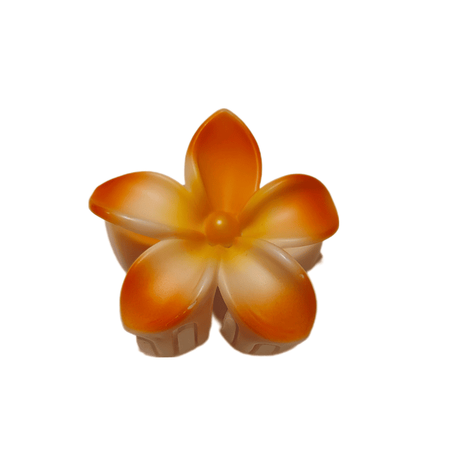 Flores Frangipani Naranjo plastico Tipo Tiburon 
