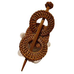 Flor Tipanie amarilla en pinza de ratan para el cabello