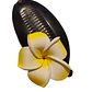 Peine banano negro tipanie amarillo goma eva - Miniatura 2