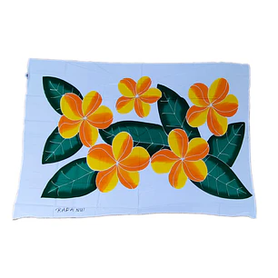 Pareo Blanco con 5 tipanie Napohe 1,75x1,15mts