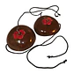 Coconut Bra with Hibiscus Ideal for Polynesian Dances - thumbnail 4