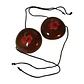 Coconut Bra with Hibiscus Ideal for Polynesian Dances - thumbnail 7