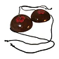 Coconut Bra with Hibiscus Ideal for Polynesian Dances - thumbnail 9