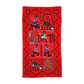 Telar rojo bordado con hermosa iconografia Aymara - thumbnail 2